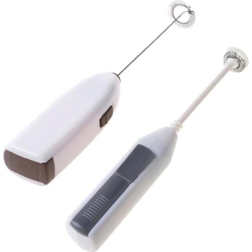 Kitchen Electric Handle Egg Beater Tool Rotatable Egg Whisk for Milk Drink Mixer