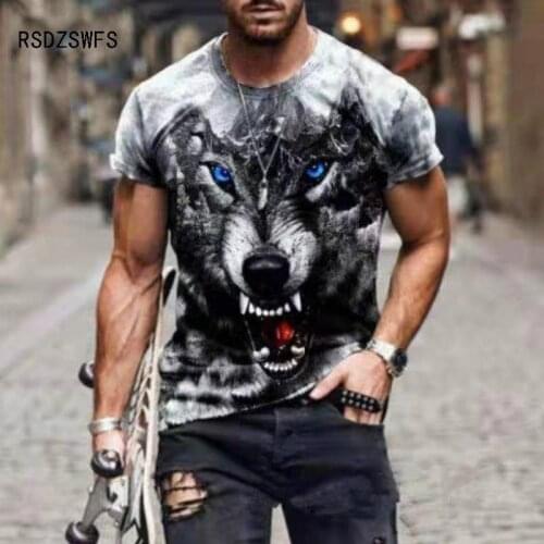 Men Basic Top 3D Print T-Shirt 2021 New Summer Casual MenS T-Shirt Oversize XXS-6XL