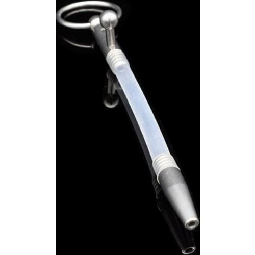 Male Stainless Steel Urethra Catheter with 2 size Cock ring,Penis Urinary Plug,Sex Toy,Adult Game,Urethra Stimulate Dilator A105