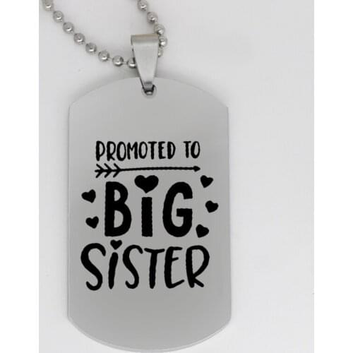 Ufine jewelry girl gift pendant army card yes, you do need more fabric stainless steel customed necklace N4279