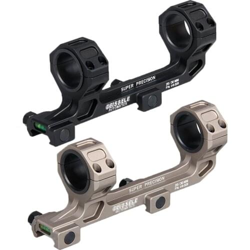 PPT Tactical 25-30mm Diameter Scope Mount 6063 Aluminum Double Ring Scope Mount for Hunting Accessory gs24-0145