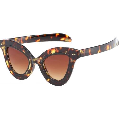 Popular Sexy Fashion Women Cat Eye sunglasses Retro Vintage Gradient Sun glasses Ladies sun glasses for women retro De Sol