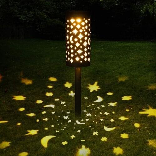 Solar Led Light Outdoor Wrought Iron Hollow Lamp Garden Decoration Outdoor Multifunction Waterproof Landscape Lighting For Yard