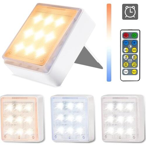 Remote Control LED Cabinet Lights Kitchen Dimmable Touch Lamp Timer CCT Night Lights Decoration Closet Staircase Aisle Lighting