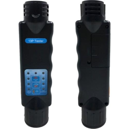 European Resistance Tester 13 Pin Core Hole Pin Trailer Car Socket Connector Tail Light Signal Line Inspection Detector E7CA