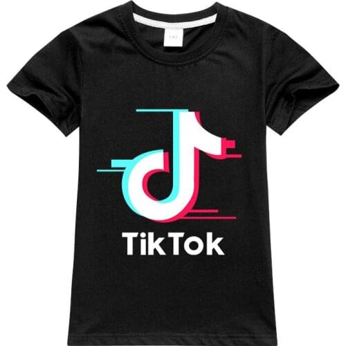Tik Tok Kids Clothes Unisex New Summer Girls T Shirt Cartoon 3D Print Baby Girl Tshirt Casual Kawaii Kids Tshirt
