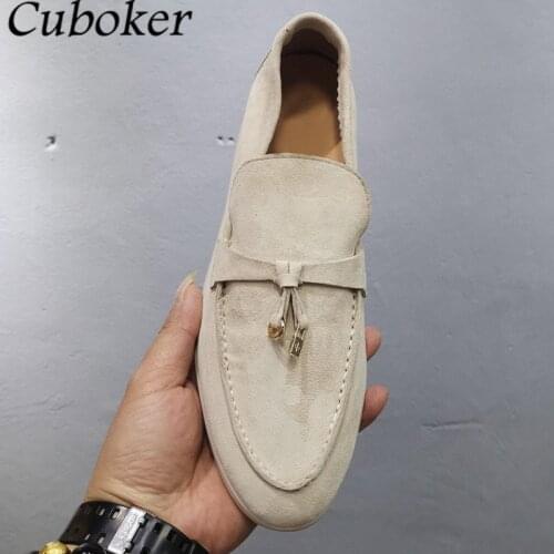 Kidsuede Women Causal Loafers Round Toe Lock Decor Ladies Slip-On Mules Summer Hot Sale High Quality Walking Shoes For Women