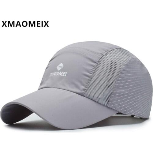 XMAOMEIX Adjustable Size Womens Mesh Cap New Summer Breathable Baseball Cap Mens Cap Snapback Cap Casual Couple Sports Cap