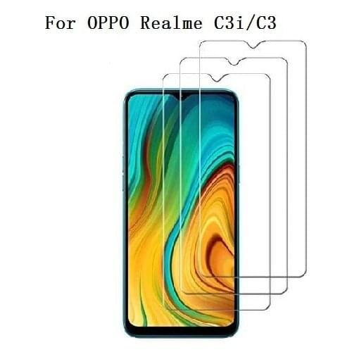 Tempered Glass For Realme C3 Screen Protector For OPPO Realme C3 C 3 RealmeC3 Glass Realme C3i Protective Film