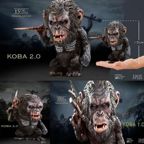 In Stock STAR ACE TOYS 15cm SA6043 SA6044 Gorilla Koba Model Animal Statue With Weapon For Collection