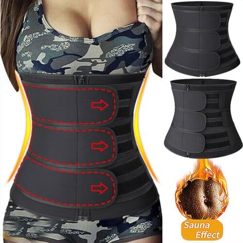 Women Waist Trainer Body Shaper Sweat Slimming Waist Trimmer Cincher Girdle Corset Tummy Control Weight Loss for Body Shaping
