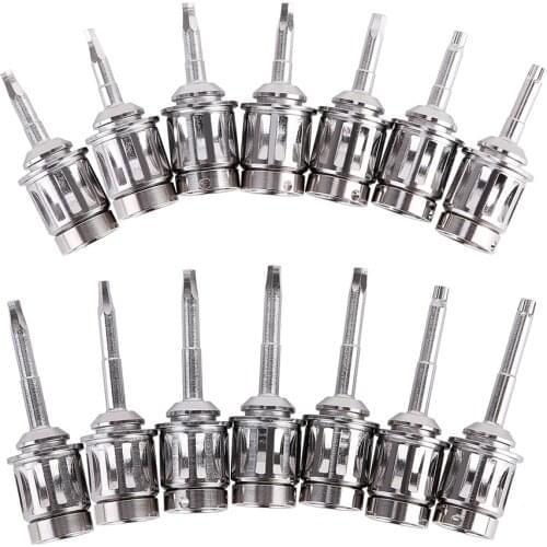 Dental Implant Torque Wrench Ratchet 10-70NCM with Screwdriver Repair Tools Drivers & Wrench Kit