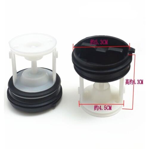 5pcs/lot for drum washing machine parts drain pump filter waste water port plug