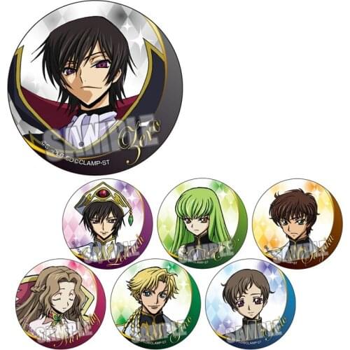 1pc Code Geass cool acrylic 58mm Badges Brooch Icons