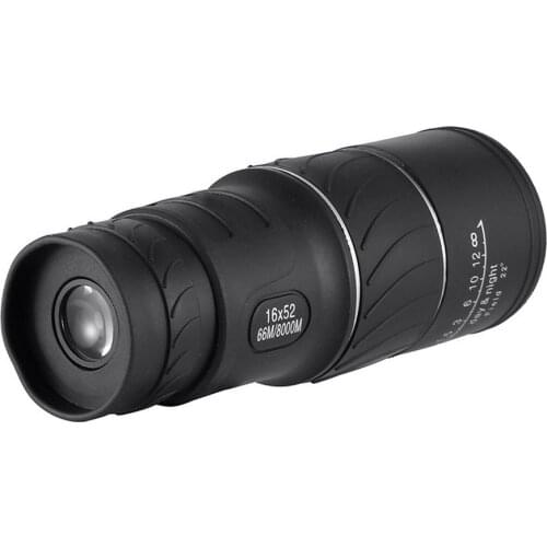 16×52 HD Monocular Telescope Double Bright Circle Waterproof Low-light Night Vision Outdoor Travel Binoculars Long Range