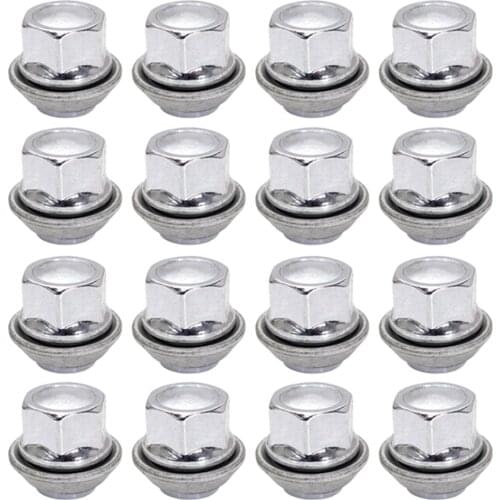 16pcs 19mm M12 x 1.5 NUTS ALLOY WHEEL FOR FORD for FIESTA for FOCUS KA for MONDEO for C-MAX 1989-2014