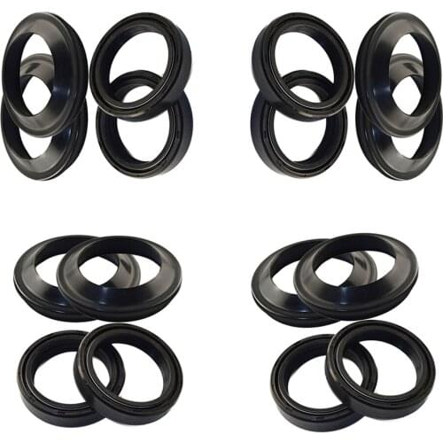 16x Oil Seals Oil Seals Dust Seals For Motorcycle Fork, Rubber Seat