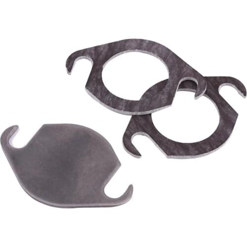 2PCS EGR Valve Blanking Block Plate Kit Fit for RENAULT ESPACE LAGUNA MASTER TRAFIC VAUXHALL MOVANO EGR Valve Plate