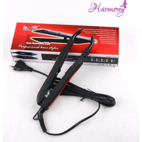 5pcs/lot LOOF keratin connector Hair Extension Iron Adjustable Temperature Connector Keratin BondingTools