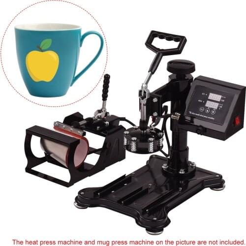 Aibecy Conical Mug Cup Press Heating Transfer Attachment Silica Gel 12oz 110V for Heat Press Machine Transfer Sublimation