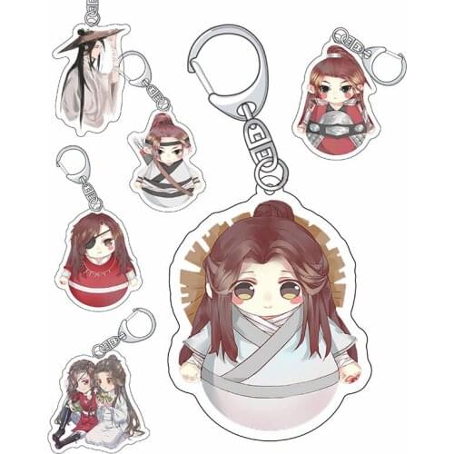 Anime Tian Guan Ci Fu Hua Cheng Xie Lian Acrylic Pendant Figure Keychain Keyring Collection Model Toy Gift Cosplay