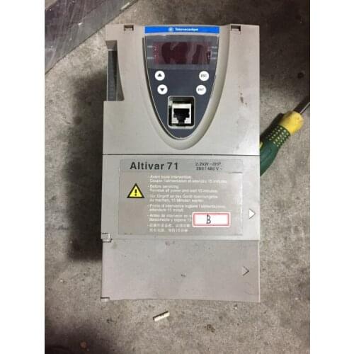 ATV71HU22N4Z ATV71 2.2KW 380V Inverter, used one , 90% appearance new , test goods , free shipping