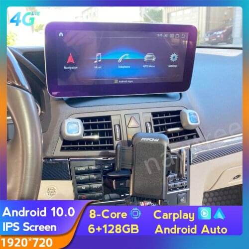8 Core android 10 8+128G Car radio Multimedia player for Benz E Coupe C207 2 DOOR 2009-2012 with 4G WiFi TB GPS Nivagation Itali