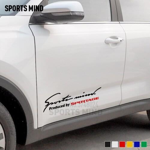 Car Styling Sport Entertainment Automobiles Car Stickers Decal JDM For Kia Sportage 3 Sticker For Car Accessories