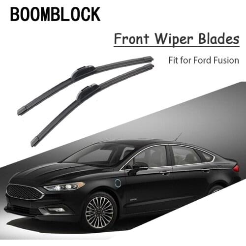 BOOMBLOCK 2pcs Car Accessories Windshield Rubber Original Wiper Blades Arm Kit For Ford Fusion USA Europe Model 2018-2012