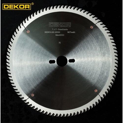 DEKOR 300x3.2/2.2x60T PCD circular saw blade for sliding table machine nanxing jidong holzma