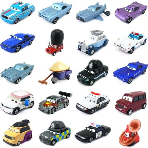 Disney Pixar Cars TSR Nigel Gearsley Pit Crew Guido Patti High Quality Alloy Car Toy Cartoon Models Kids Birthday Christmas Gift