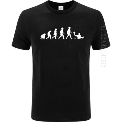 Evolution Waterpolo Ball Player T Shirt Men Summer Fashion Oversized O-Neck T-Shirt Cotton Tops Tees Printing