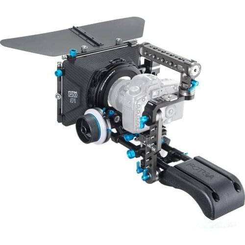 FOTGA DP500III PRO Matte Box+A/B Stop Follow Focus+Baseplate+Handle DSLR Rig Kit