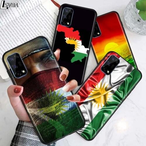 Kurdistan flag for OPPO Realme V15 X5 X3 X50 X7 X2 C17 C11 C3 C2 7 7i 6 6S 6i 5 Narzo 20 Pro Black Phone Case