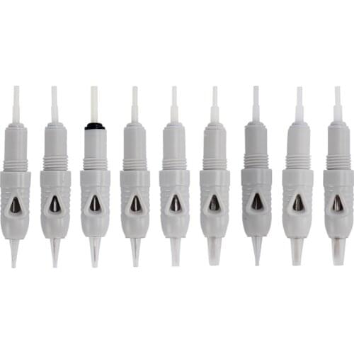 Microblading 10pcs Cartridge Needle for Charmant Permanent Makeup Machine Pen V7 Charme Princesse Grey Tattoo Machine Needle