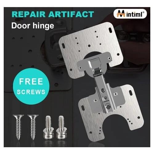 Mintiml® Hinge Repair Plate Scharnier-Reparaturplatte Universal Hinge Light Kitchen Bedroom Living Room Cabinet Cupboard Wardrob