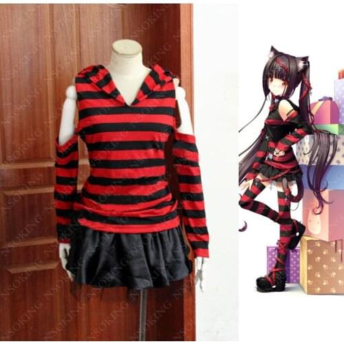 Nekopara Cosplay Chocolat Maid Costume Any Size