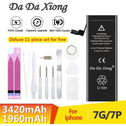 2020 For iPhone 7 7 Plus 7plus Original Battery Mobile Phone Battery High Capacity Bateria Replacement Batterie For iPhone7 7p