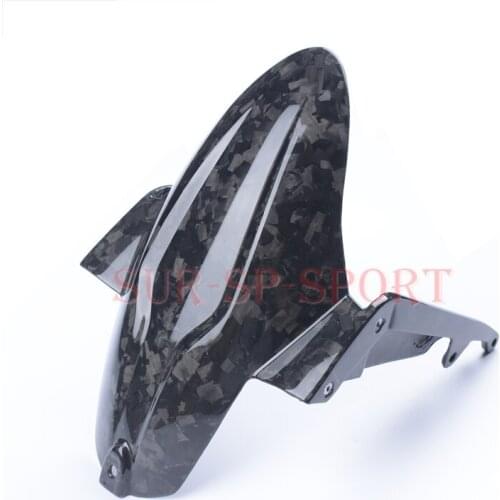 Front Fender Hugger Mudguard Cover For MV Agusta Dragster 800 RR Full Forged Carbon Fiber 100