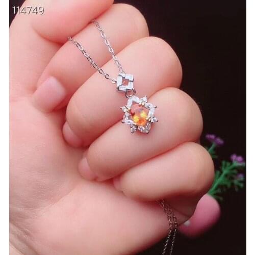 Simple Stylish Personality Sapphire Pendant 925 Sterling Silver Fine Jewelry Sapphire Necklace