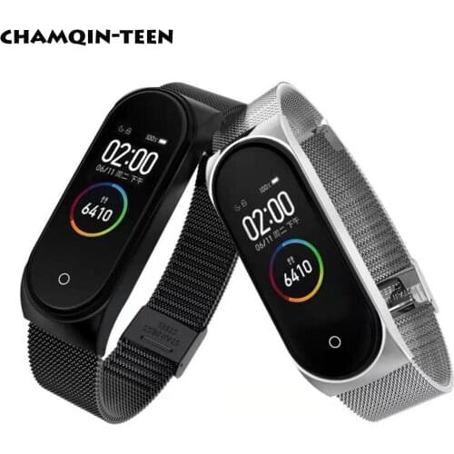 Strap For Xiaomi Mi Band 6 Stainless Steel for Mi Band 4 Metal Bracelet Wristbands For xiaomi band 5 Watchband for MI Band 4 3