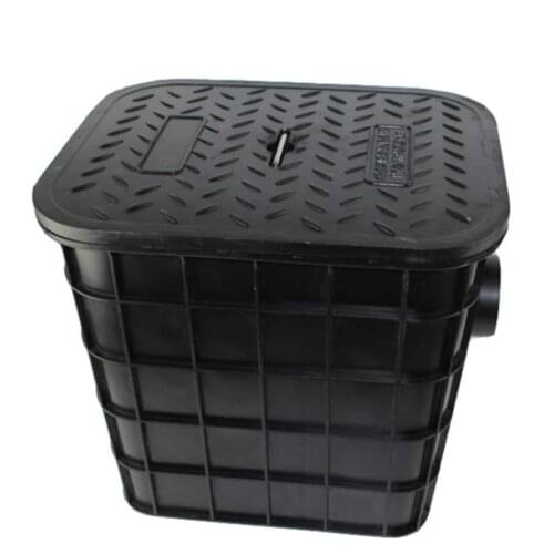 Grease trap kitchen interceptor wastewater treatment factory restaurant wastewater tool oil wastewater seperator black plastic