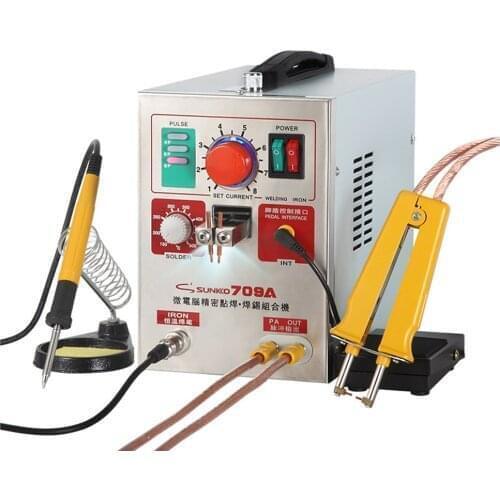 SUNKKO709AD 4 IN 1 Welding machine fixed pulse welding constant temperature soldering Triggered induction spot welding (71B)