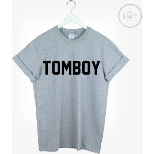 TOMBOY T SHIRT URBAN HIPSTER LOVE CUTE COOL FASHION UNISEX BLOGGER TUMBLR More Size and Colors-B061