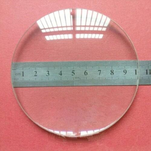 Large Diameter 100mm Double Convex Lens Optical Glass Magnifying Glass Replaceable Lens Focal Length 300mm