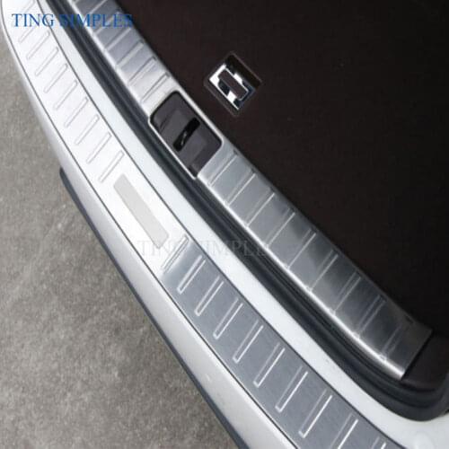 For Lexus RX RX350 RX405h 2016-2020 Stainless Steel Rear Bumper Sill Protector Trim Rear guard trunk, welcome pedal