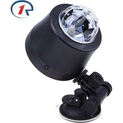 ZjRight High Quality Interior Music Disco DJ Led Stage Light USB LED RGB Ball Lamp For Car Indoor Decration holiday effect Light