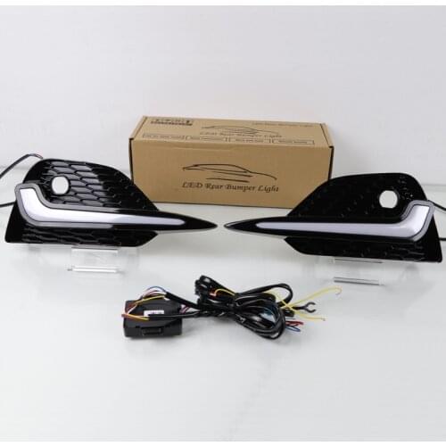 12V LED Daytime Running Light Daylights Car DRL For Nissan Qashqai 2019 2020 Headlights Auto Dynamic Turning yellow Signal Lamps