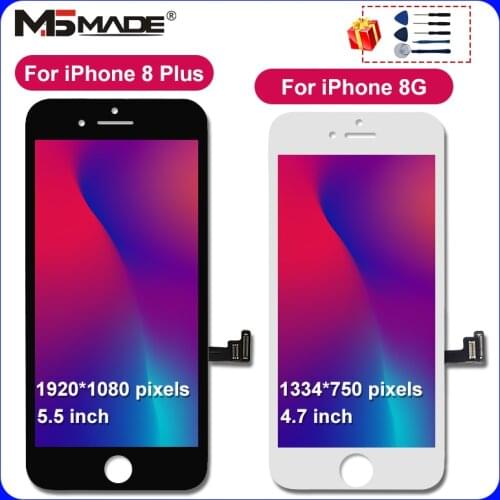 AAAAA Quality Screen For iPhone 8 8G LCD Display Screen Perfect 3D Touch Digitizer Replacement Parts For iPhone 8P Display
