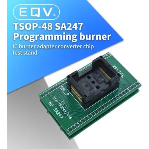 Top Quality TSOP48 to DIP48 adapter,TSOP48 test socket 0.5mm Pitch for RT809F RT809H & for XELTEK USB Programmer